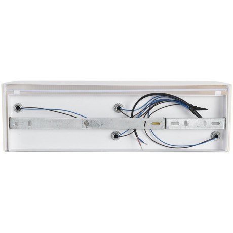 8327/4W Настенный светильник, бра, с бежевым текстильным плафоном шириной 40см, под сменные лампы E14 4x40W 220V Lumion GOFERA