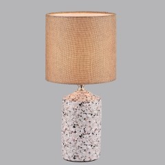 8141/1T MODERNI LN25 бежевый/коричневый, керамика/текстиль Настольная лампа Е27 1*60W 220V TERAZIO