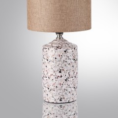 8141/1T MODERNI LN25 бежевый/коричневый, керамика/текстиль Настольная лампа Е27 1*60W 220V TERAZIO