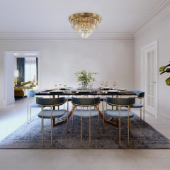 Люстра потолочная Lumion 5257/6C ZAHA под лампы 6xE14 6*40W