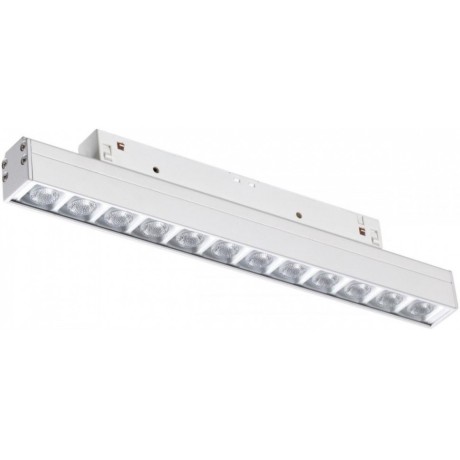 358417 Трековый светодиодный светильник Novotech Flum CRI90+ 4000К 960Лм 45° 12W