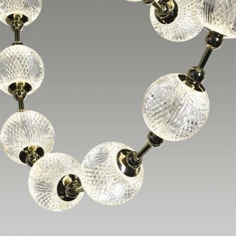 Подвесной дизайнерский светильник Odeon Light LED 80W 4000K 4400Лм CRYSTAL 5008/80L