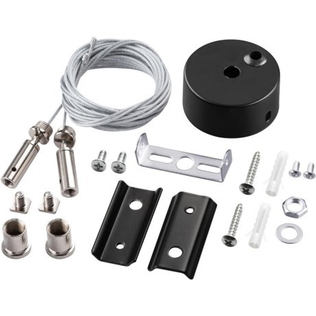 135316 Подвесной комплект (2 троса, 2 крепления, 2 чаши к потолку + шурупы и болты) Novotech VECTOR