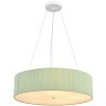 8326/5 Светильник с 2 креплениям, потолочный или подвесной, тканевый плафон 50см зеленого цвета E27 5x60W 220V Lumion GOFERA