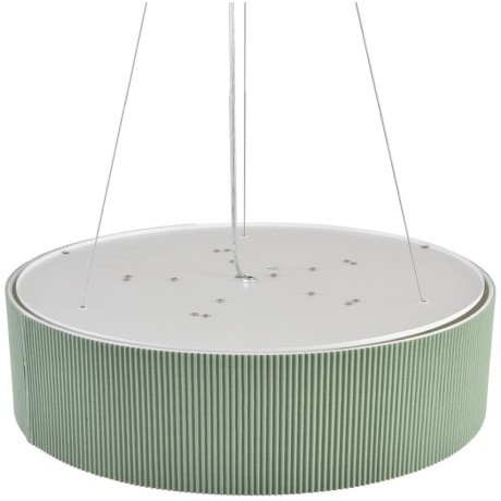 8326/5 Светильник с 2 креплениям, потолочный или подвесной, тканевый плафон 50см зеленого цвета E27 5x60W 220V Lumion GOFERA