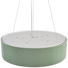 8326/5 Светильник с 2 креплениям, потолочный или подвесной, тканевый плафон 50см зеленого цвета E27 5x60W 220V Lumion GOFERA