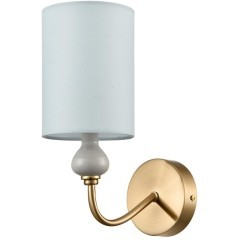 6590/1W CLASSI LN24 латунь/мятный зеленый, металл, керамика/текстиль Бра E14 1*40W 220V ANRI