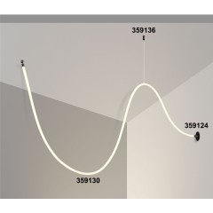 Однофазный трековый светодиодный светильник Novotech RAMO 359130 2500лм 25Вт