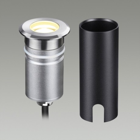 Встраиваемый грунтовый светильник IP67 LED 3W 3000K 12V/24V Odeon Light INGRO (нужен драйвер 357781/357782) 6660/1GL3