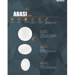 Настенно-потолочный светильник Sonex 2052/DL ABASI IP43 светодиодный LED 48W