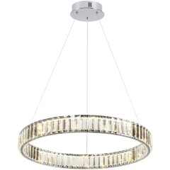 Люстра подвесная кольцевая хрустальная Odeon Light LED 36W 4000K 4280Лм VEKIA 4930/36L