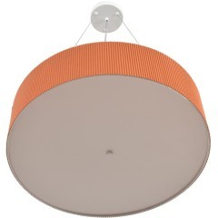 8329/5 Светильник с 2 креплениям, потолочный или подвесной, тканевый плафон 50см кирпичного цвета E27 5x60W 220V Lumion GOFERA