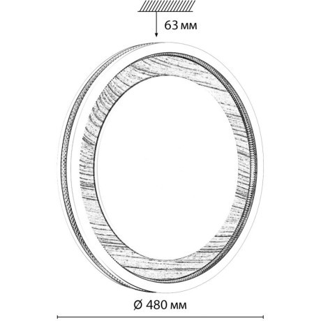 Настенно-потолочный светильник СОНЕКС MAVI WOODMAVI WOOD 7681/EL