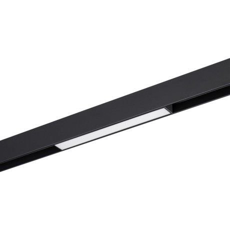 359936 Черный трековый линейный светильник 22см с перекл. цв. темп. 3000;4000;6000К (токопроводящий) 220В 10Вт 120° 600Лм CRI90 Novotech VECTOR