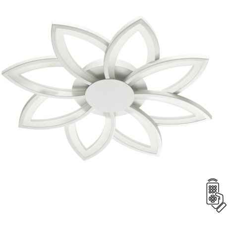 Люстра потолочная диммир. с ДУ LED 108W 3000-6000К 6120Лм 220V JUNA 4447/99CL