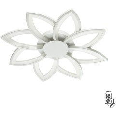 Люстра потолочная диммир. с ДУ LED 108W 3000-6000К 6120Лм 220V JUNA 4447/99CL