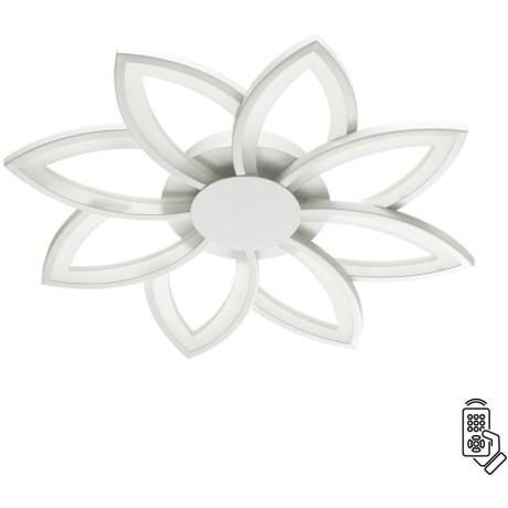 Люстра потолочная диммир. с ДУ LED 108W 3000-6000К 6120Лм 220V JUNA 4447/99CL