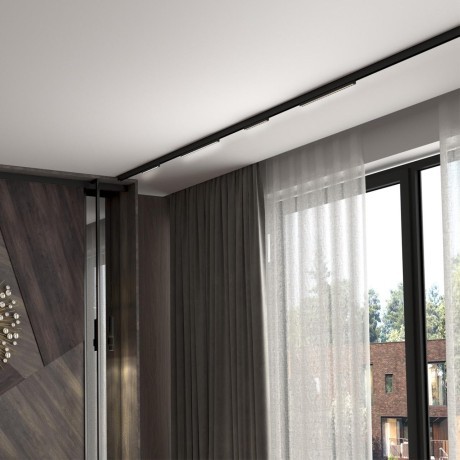 358543 Трековый светодиодный светильник Novotech Flum CRI90+ 4000К 960Лм 38° 12W