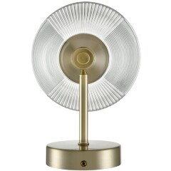 6596/1W MODERNI LN24 латунь титаниум/прозрачный, металл/стекло Бра E27 1*60W 220V CORNE