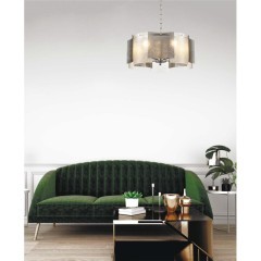 6594/5 MODERNI LN24 хром/тонированное стекло, металл/стекло Люстра подвесная E14 5*40W 220V DANDY