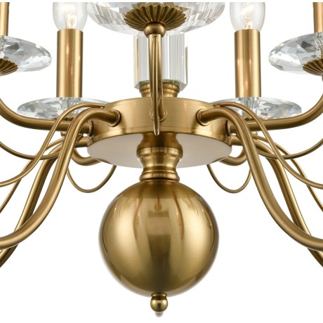 8033/10 CLASSI LN24 медь, металл/стекло Люстра подвесная Е14 10*40W 220V INCANTO