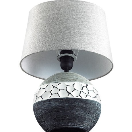 8119/1T COMFI LN25 серый, керамика/текстиль Настольная лампа E27 1*60W 220V AVALONA