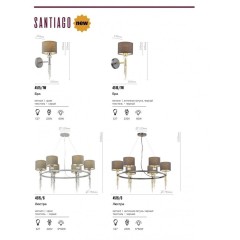 Бра Lumion 4516/1W SANTIAGO под лампу 1xE27 60W