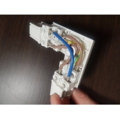 Соединитель &quot;T&quot; трехфазный левый Novotech 135056