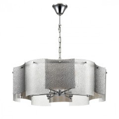 6594/8 MODERNI LN24 хром/тонированное стекло, металл/стекло Люстра подвесная E14 8*40W 220V DANDY