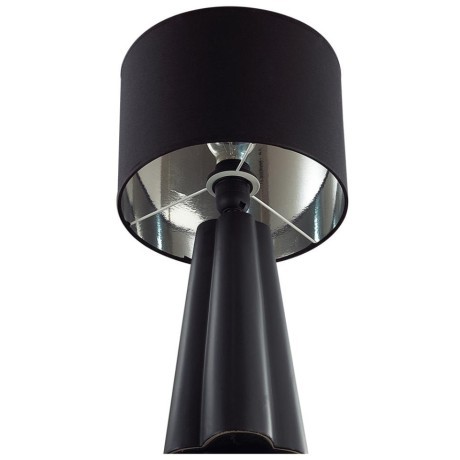 8124/1T COMFI LN25 черный, керамика/текстиль Настольная лампа E27 1*60W 220V HINAMI