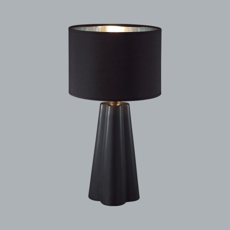 8124/1T COMFI LN25 черный, керамика/текстиль Настольная лампа E27 1*60W 220V HINAMI