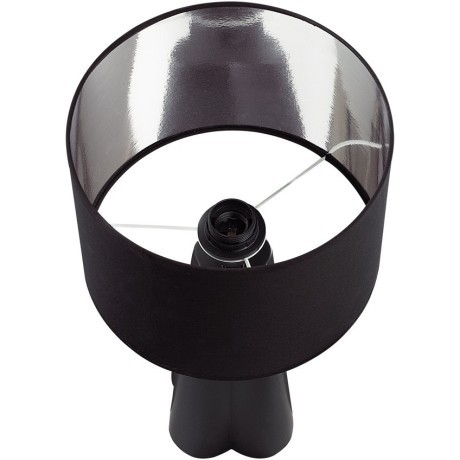 8124/1T COMFI LN25 черный, керамика/текстиль Настольная лампа E27 1*60W 220V HINAMI