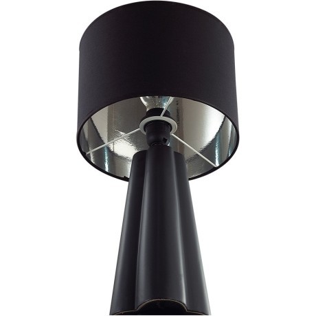 8124/1T COMFI LN25 черный, керамика/текстиль Настольная лампа E27 1*60W 220V HINAMI