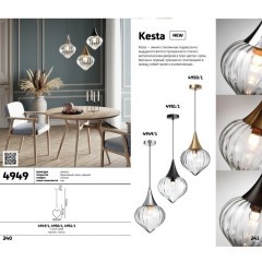 Подвесной светильник Odeon Light 4950/1 KESTA под лампу 1xE14 1*40W