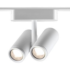 359109 Трековый магнитный светодиодный светильник Novotech SMAL 48V CRI90+ 4000К 1360Лм 24° 2*8W