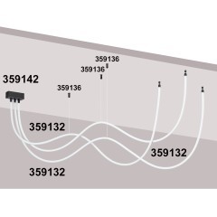 Однофазный трековый светодиодный светильник Novotech RAMO 359132 3800лм 38Вт