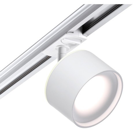 Трехжильный однофазный трековый светодиодный светильник Novotech GIRO 358973 1100лм 12W+3W вверх