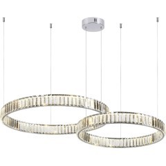 Люстра подвесная кольцевая хрустальная Odeon Light LED 45W 4000K 5350Лм VEKIA 4930/45L