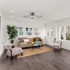 Люстра потолочная диммир. с ДУ LED 72W 3000-6000К 5616Лм 220V KAMI 4521/72CL