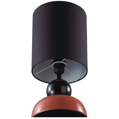 8127/1T COMFI LN25 коричневый/черный, керамика/текстиль Настольная лампа E27 1*60W 220V OVONA