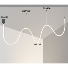 База для накладного монтажа светильников 359128-359133 RAMO 359125