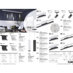 358466 Трековый светодиодный светильник Novotech Flum CRI90+ 4000К 800Лм 110° 10W