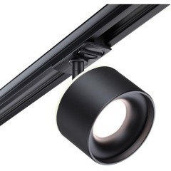 Трехжильный однофазный трековый светодиодный светильник Novotech GIRO 358974 1100лм 12W+3W вверх