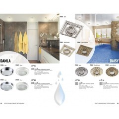Встраиваемый светильник Novotech 370386 DAMLA IP44 под лампу 1xGU5.3 50W