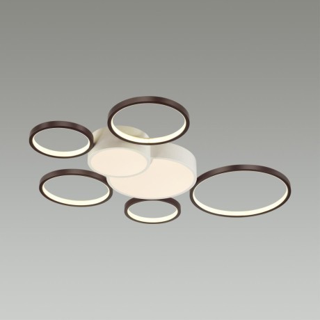 Потолочная люстра светодиодная диммируемая с пультом Norbert 5254/99CL