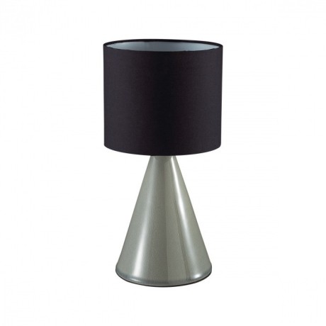 8132/1T MODERNI LN25 серый/черный, керамика/текстиль Настольная лампа Е14 1*40W 220V SEGI