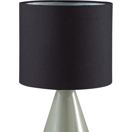 8132/1T MODERNI LN25 серый/черный, керамика/текстиль Настольная лампа Е14 1*40W 220V SEGI