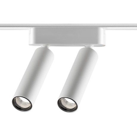 359087 Трековый магнитный светодиодный светильник Novotech SMAL 48V CRI90+ 4000К 1260Лм 24° 2*7W