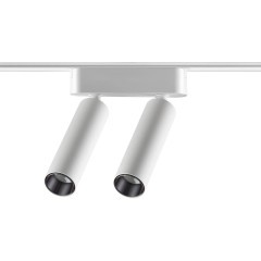 359087 Трековый магнитный светодиодный светильник Novotech SMAL 48V CRI90+ 4000К 1260Лм 24° 2*7W