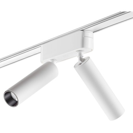 359087 Трековый магнитный светодиодный светильник Novotech SMAL 48V CRI90+ 4000К 1260Лм 24° 2*7W